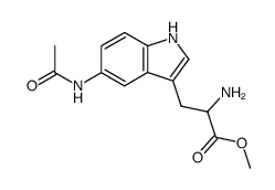 5-acetamido-L-tryptophan methyl ester结构式