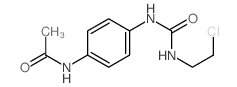 N-[4-(2-chloroethylcarbamoylamino)phenyl]acetamide结构式