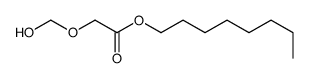 octyl 2-(hydroxymethoxy)acetate结构式