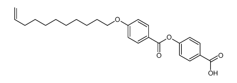 4-(4-undec-10-enoxybenzoyl)oxybenzoic acid结构式