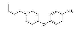 4-(1-butylpiperidin-4-yl)oxyaniline Structure