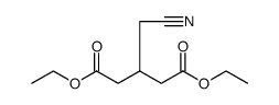 Pentanedioic acid, 3-(cyanomethyl)-, 1,5-diethyl ester Structure