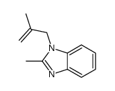 (9ci)-2-甲基-1-(2-甲基-2-丙烯基)-1H-苯并咪唑结构式