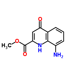 methyl 8-amino-4-hydroxyquinoline-2-carboxylate Structure