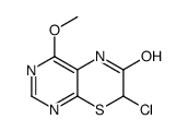 7-chloro-4-methoxy-5H-pyrimido[4,5-b][1,4]thiazin-6-one Structure
