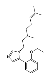 1-(3,7-dimethyloct-6-enyl)-5-(2-ethoxyphenyl)imidazole Structure