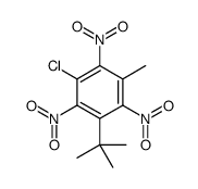1-tert-butyl-3-chloro-5-methyl-2,4,6-trinitrobenzene结构式