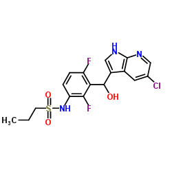 N-(3-((5-氯-1H-吡咯并[2,3-b]吡啶-3-基)(羟基)甲基)-2,4-二氟苯基)-1-丙磺酰胺图片