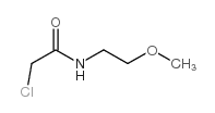 2-氯-N-(2-甲氧基乙基)乙酰胺结构式