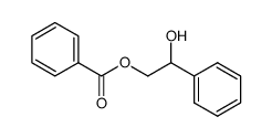 rac-2-hydroxy-2-phenylethyl benzoate结构式