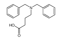 4-(dibenzylamino)butanoic acid structure