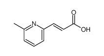 (E)-3-(6-甲基吡啶-2-基)丙烯酸结构式