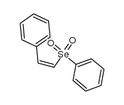 (Z)-β-styryl phenyl selenone Structure