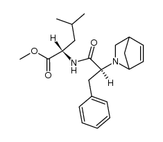 (2S)-methyl 2-((2S)-2-(2-azabicyclo[2.2.1]hept-5-en-2-yl)-3-phenylpropanamido)-4-methylpentanoate Structure