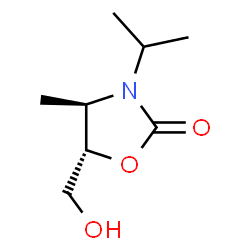 2-Oxazolidinone,5-(hydroxymethyl)-4-methyl-3-(1-methylethyl)-,(4R-trans)-(9CI)结构式
