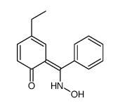 4-ethyl-6-[(hydroxyamino)-phenylmethylidene]cyclohexa-2,4-dien-1-one Structure