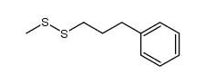 1-methyl-2-(3-phenylpropyl)disulfane结构式