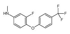 3-fluoro-N-methyl-4-[4-(trifluoromethyl)phenoxy]aniline Structure