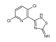3-(3,6-二氯-2-吡啶)-1,2,4-噻二唑-5-胺结构式