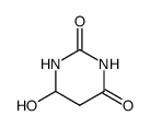 5,6-dihydro-6-hydroxyuracil结构式