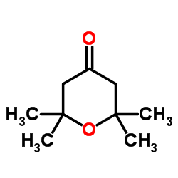 2,2,6,6-Tetramethyltetrahydro-4H-pyran-4-one Structure