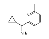 1-cyclopropyl-1-(6-methyl-2-pyridinyl)methanamine(SALTDATA: 2HCl) Structure