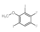 1,2-二氟-3,5-二碘-4-甲氧基苯结构式