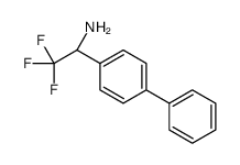 (1S)-2,2,2-TRIFLUORO-1-(4-PHENYLPHENYL)ETHYLAMINE结构式