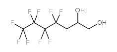 4,4,5,5,6,6,7,7,7-九氟-1,2-庚二醇结构式