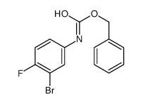 N-cbz-3-溴-4-氟苯胺结构式