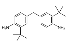 4-[(4-amino-3-tert-butylphenyl)methyl]-2-tert-butylaniline结构式