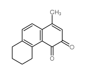 1-Methyl-5,6,7,8-tetrahydro-3,4-phenanthrenedione Structure