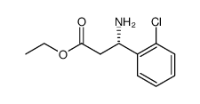 (S)-3-amino-3-(2-chloro-phenyl)-propionic acid ethyl ester Structure