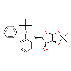 (3aS,5R,6S,6aS)-5-(((叔丁基二苯基甲硅烷基)氧基)甲基)-2,2-二甲基四氢呋喃[2,3-d][1,3]二氧杂环戊烯-6-醇图片