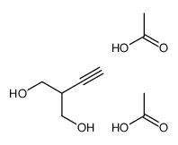 acetic acid,2-ethynylpropane-1,3-diol结构式