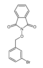O-(3-bromobenzyl)hydroxyphthalimide结构式