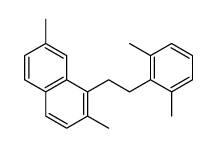 1-[2-(2,6-dimethylphenyl)ethyl]-2,7-dimethylnaphthalene Structure
