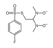 2-(4-fluorophenyl)sulfonylsulfanyl-1-N,1-N'-dimethyl-1-N,1-N'-dioxidoethane-1,1-diamine结构式