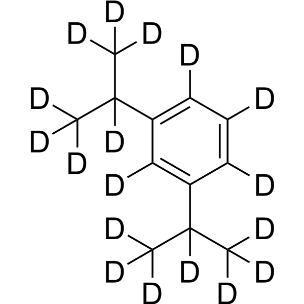 1,3-Diisopropylbenzene-d18 Structure