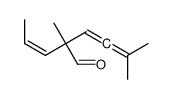 2,5-dimethyl-2-prop-1-enylhexa-3,4-dienal Structure