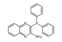 2-amino-3-diphenylphosphanylquinoxaline Structure