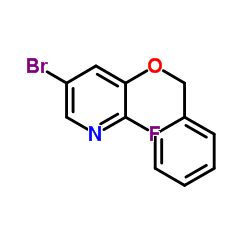 3-Benzyloxy-5-bromo-2-fluoropyridine Structure