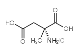 (R)-(-)-2-Amino-2-methylbutanedioic Acid Hydrochloride Salt结构式