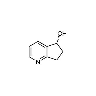 (R)-6,7-Dihydro-5H-cyclopenta[b]pyridin-5-ol Structure