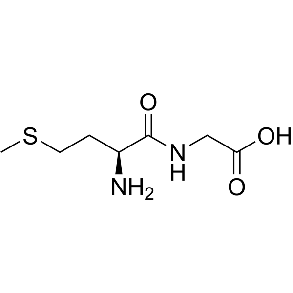 L-甲硫氨酰甘氨酸结构式