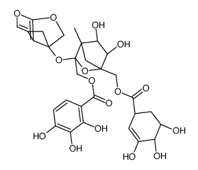 Galloyl-oxypaeoniflorin结构式