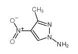 1H-Pyrazol-1-amine,3-methyl-4-nitro-(9CI) structure