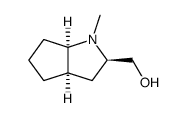 Cyclopenta[b]pyrrole-2-methanol, octahydro-1-methyl-, [2R-(2-alpha-,3a-ba-,6a-ba-)]- (9CI)结构式