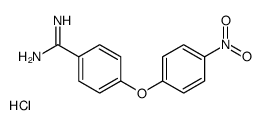 4-(4-nitrophenoxy)benzenecarboximidamide,hydrochloride结构式