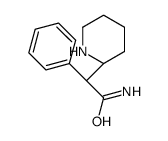 L-赤藓-α-苯基-2-哌啶乙酰胺结构式